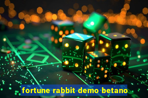 fortune rabbit demo betano